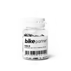 Endehylster BikePartner sølv 5mm messing 200stk