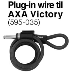 Lås AXA VICTORY sort Ringlås m. plug-in u/bolte