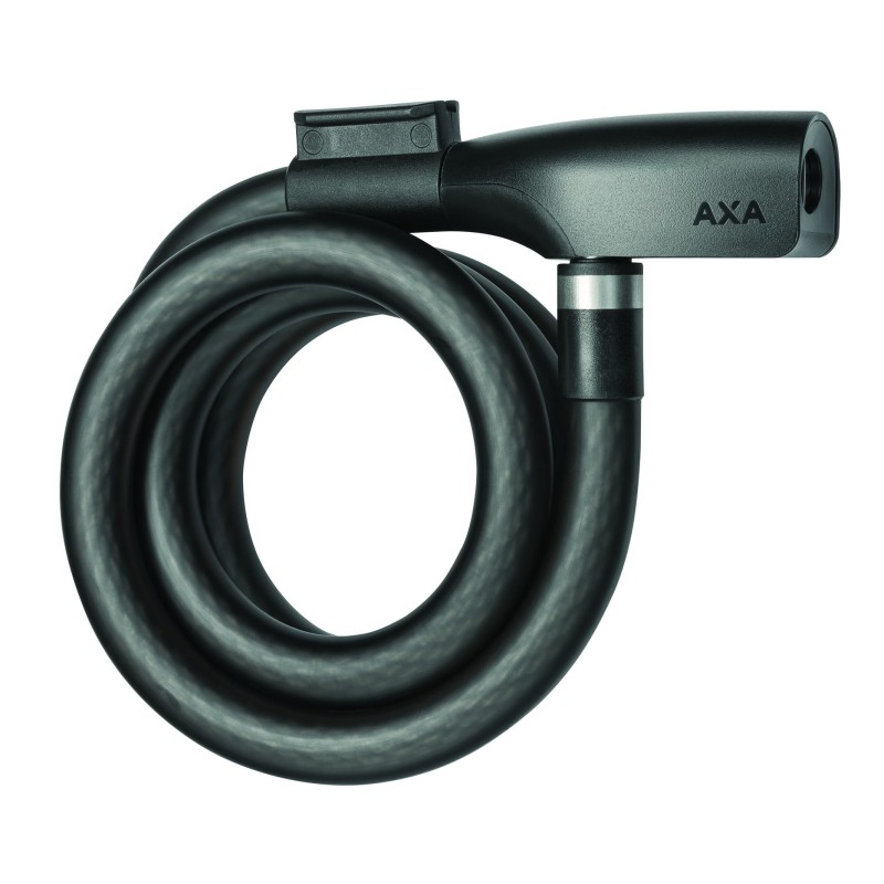Spirallås AXA Resolute Sort 1200x15mm m.nøgle Org. nr. 59432295SC(20)