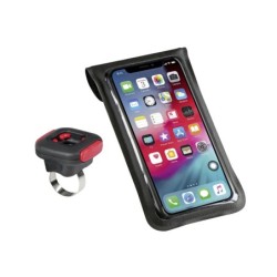Klickfix Phonebag Light S vandtæt taske til  Smartphones inkl. Quad adapter. Mål: 8,5 x 15 cm. Passer til Smartphones str. 7x12
