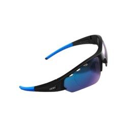 Solbrille BBB SelectOptic matsort/blå m. 3 sæt linser BSG-51 f.glas med styrke