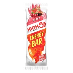 High5 Energy Bar berry 55 gr. Energibar med bærsmag. Kasse med 25 stk.