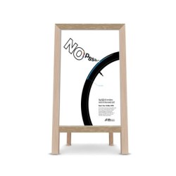 Plakat NoPsss V2 (gadesælger) 50x70cm model 18 Blå indlæg
