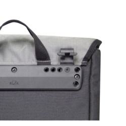 Klickfix CITA cykeltaske (sort/sølv) til både almindelig og GTA bagagebærer. Med skulderrem, håndtag & reflekser. Bærevene 7 kg,