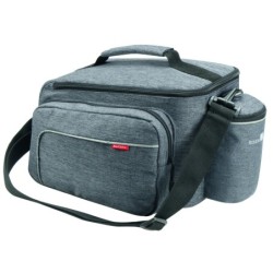 Klickfix RACKPACK SPORT Trunk bag (grå). Ekstra stor Trunk bag til UniKlip for bagagebærer  28x37x19 cm, 900 g, 12 L, 6 kg.