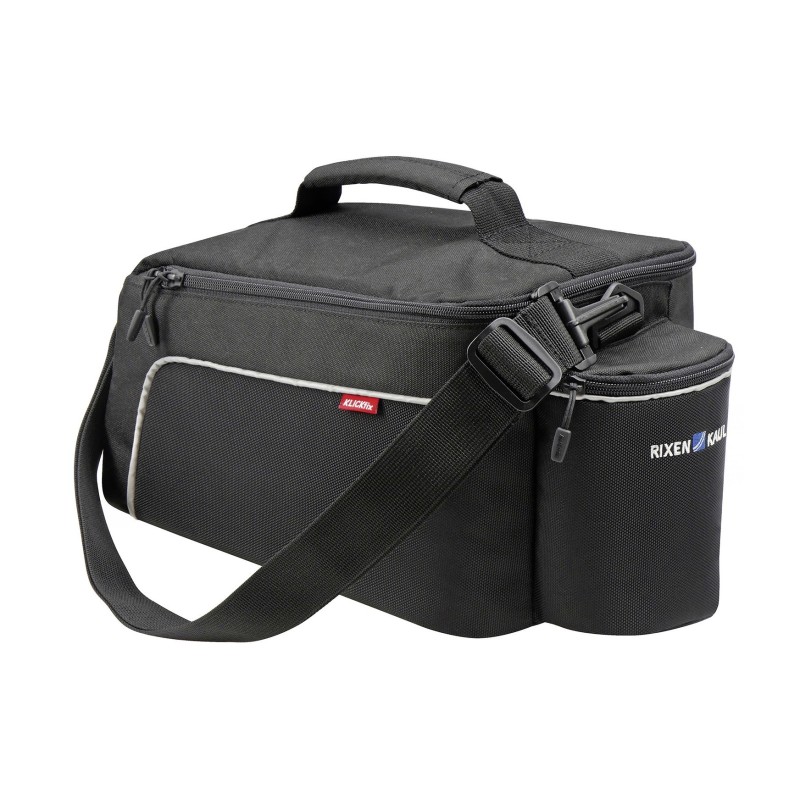 Klickfix RACKPACK LIGHT GTA Trunk bag (sort) Taske med 8 L vol. til GTA bagagebærer. 18x37x19 cm 769g maks. bæreevne 6kg