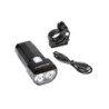 Lygte SMART LED 1500 LUMEN Front alu/sort  5 funk. SuperFlash BL196W m.holder USB-C