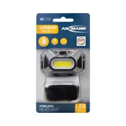 Pandelygte Ansmann 120Lumen 3 x AAA Batterier. 3 funktioner (100% lysstyrke, 30% lysstyrke & blink