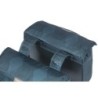 Basil Elegance taskesæt (estate blue) 40-49 L.  Vadtæt materiale af genbrugt plastikflasker.  Kan mont. med MIK, AVS, Uniklip &