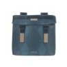 Taskesæt Basil Elegance, estate blue 40-49 Liter Genbrugt PET polyester. Vandtæt. er monteret med MIK adapter