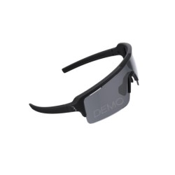 Sportsbrille (solbrille) BBB Fuse DEMO Matsort stel med røgfarvet, klar & gul linse. 9-lags MLC linser &  grilamid stel.