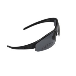 Sportsbrille (solbrille) BBB Impress DEMO Matsort stel med røgfarvet, klar & gul linse MLC 9 lags linse og hi-impact stel.