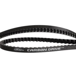 Rem Gates Carbon Drive (sort/sort). 115T, 1265 mm lang, 11mm Pitch, 12 mm bred