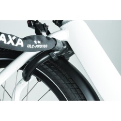 Batterilås AXA IMENSO L E-bike Shimano, til bagagebære Inkl. 2 nøgler. Anti-borecylinder & hærdet stålbøjle