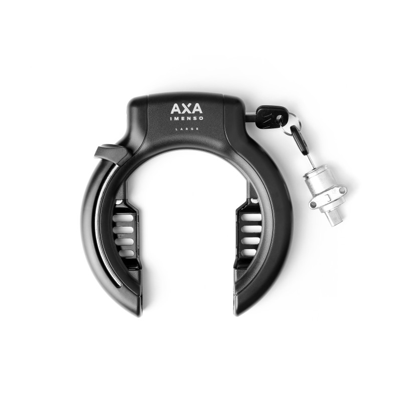 Batterilås AXA IMENSO E-bike Bosch, til Powertube BES2 Inkl. 2 nøgler. Anti-borecylinder & hærdet stålbøjle