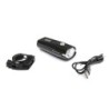 Lygte SMART DUE 200 LED LUMEN Front alu/sort USB-C SuperFlash 200LM BL199W mont. Ø22-31,8mm