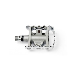 Shimano PDM-324 pedalsæt 9/16. Kombinationspedal  - SPD og almindelig pedal. Udført i aluminium, CrMo aksel, vægt: 533 g.