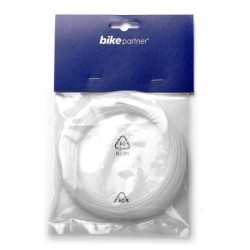 Bremsekabel BikePartner hvid 5m innerstrømpe, Slick Lube liner indv ø2.2mm udv ø2.75mm