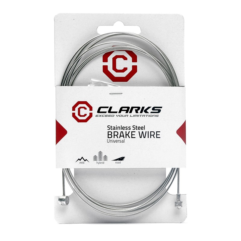 Bremsewire CLARKS RF 2000 mm - cylinder/pære nippel