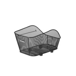 Basil Icon WSL Medium bagkurv sort til elcykel – 41x31x28 cm med Keep in Place beslag