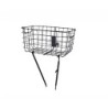 Basil Frontkurv Robin Sort - Fastmonteret forkurv i stål, 10 kg max belastning