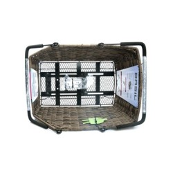 Kurv BASIL CENTO flet MIK Brun Bag 45x31x21cm Inkl.MIK adapter på kurv