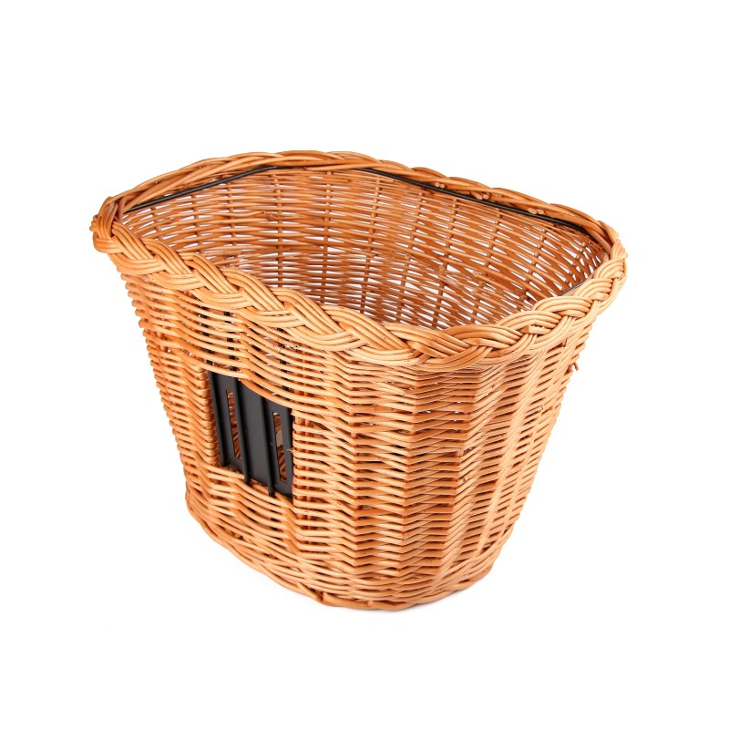 Cykelkurv foran i rattan – Bikepartner BOSTON fletkurv