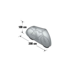 Cykel garage Spinelli - elcykel garage i grå plast