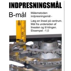 Kranksæt Krom Stål 46T 3/32 Til 4-kant aksel