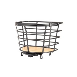 Atran Velo EPIC Curve frontkurv – sort cykelkurv med bambusbund og AVS-system