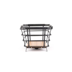 Atran Velo EPIC Shopper cykelkurv – sort bagkurv med bambusbund og AVS montering