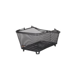 Atran Velo DAILY L cykelkurv – sort bagkurv i aluminium med AVS klikmontering, 28 liter