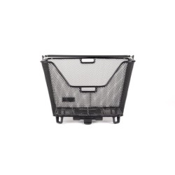 Atran Velo DAILY S cykelkurv – sort bagmonteret kurv i aluminium med AVS, 16L