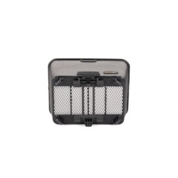 Atran Velo DAILY S cykelkurv – sort bagmonteret kurv i aluminium med AVS, 16L