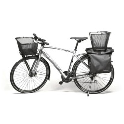 ATRAN VELO MAX taskesæt,(sort) til AVS. Triple-x gør at taskesættet kan suppleres med top-taske/kurv. 37x33x12cm 2x25L