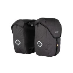 Taskesæt grå/sort set fra siden – 2 x 25L