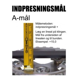 Kranksæt DRIVELINE Alu Sort 46T ø130 klinge Helstøbt alu skærm