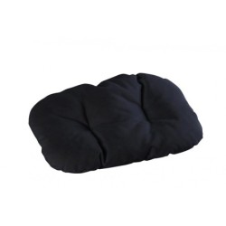 Basil Buddy hundekurv denimblå – cykelkurv bag med MIK beslag, sele og pude, 32L