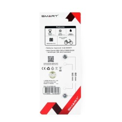 Smart LED baglygte med konstant lysfunktion (close-up)