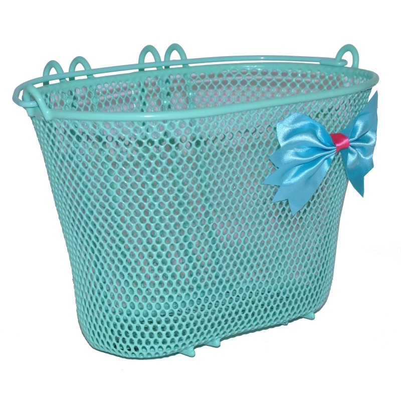 Cykelkurv Basil Jasmin Butterfly mintgrøn til børnecykel