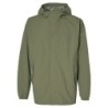 Regnjakke BASIL Hoga S unisex Olive Green