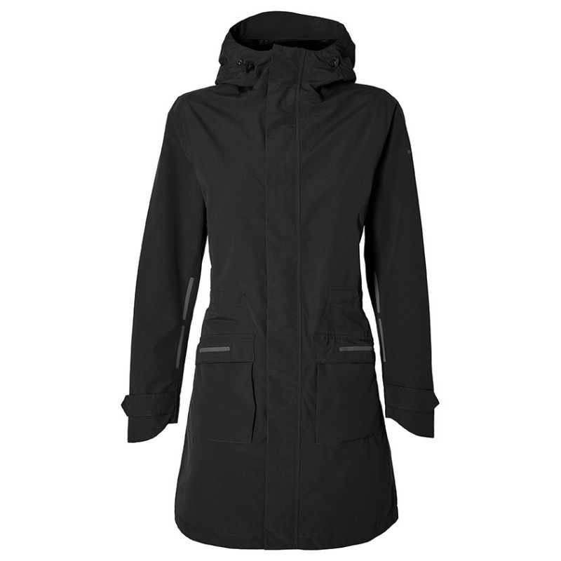 Regnparka BASIL Mosse XS dame Jet Black