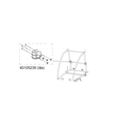 Coaster XT RH lås THULE Trailer Reservedel RH Autolock assy