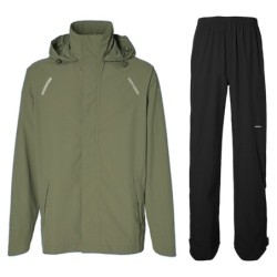 Regnsæt BASIL Hoga S Unisex Olive Green