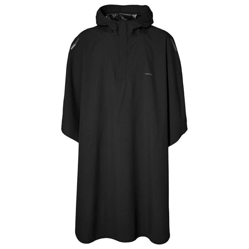 Regn poncho BASIL Hoga one size Unisex Jet Black