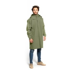 Regn poncho BASIL Mosse one size Unisex Olive Green