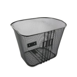 BikePartner Aarhus sort frontkurv til cykel – inkl. beslag og bøjle