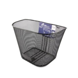 BikePartner Aarhus sort frontkurv til cykel – inkl. beslag og bøjle