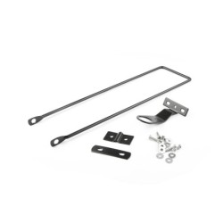 BikePartner Aarhus sort frontkurv til cykel – inkl. beslag og bøjle