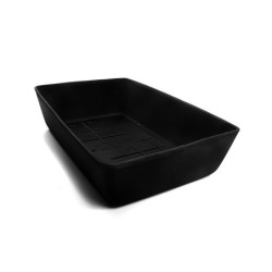 Net og bakke til BikePartner Herning hundekurv – sort alu 46x34x22 cm